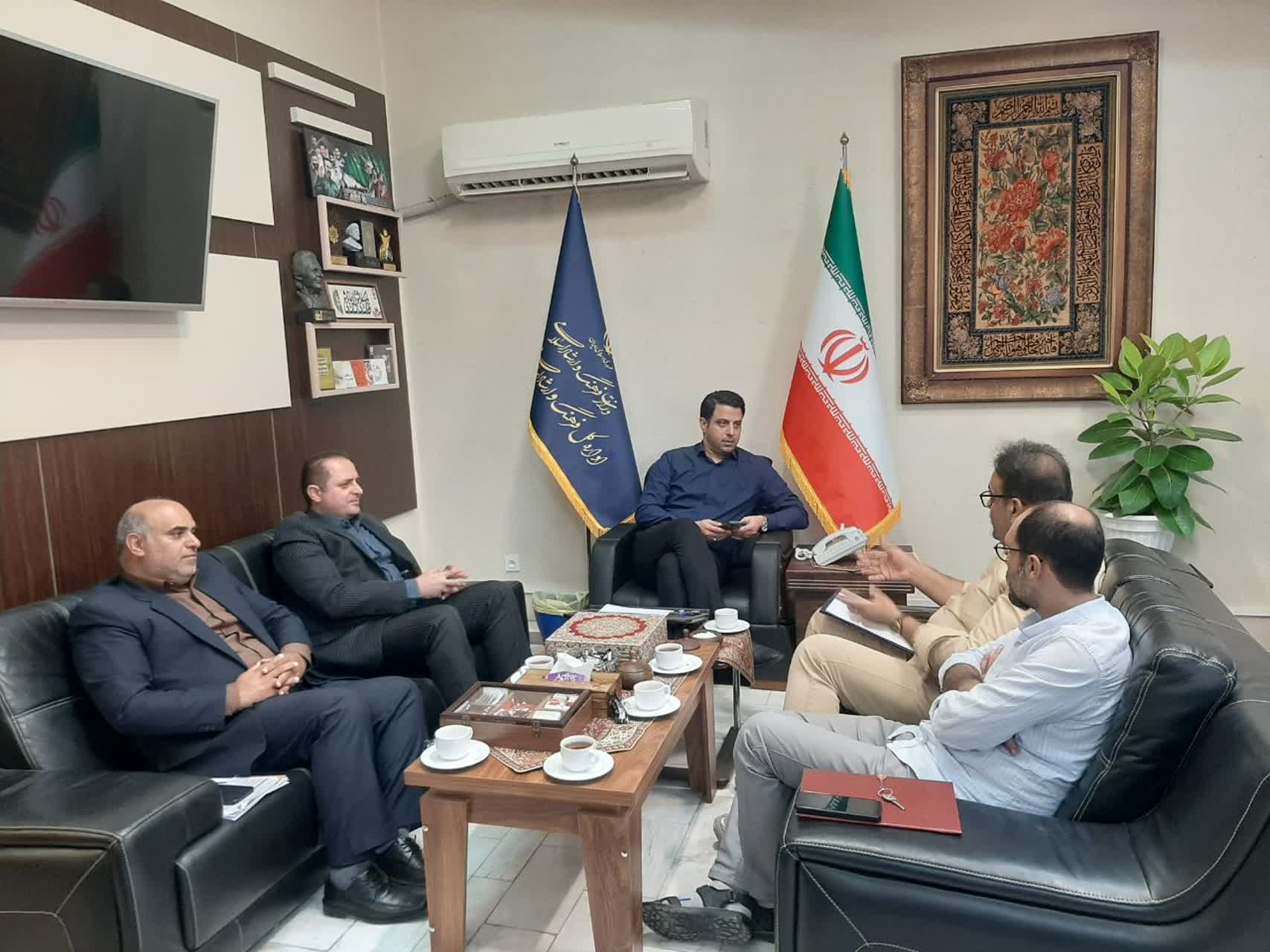 نشست نهایی مدیر کل فرهنگ و ارشاد اسلامی مازندران درخصوص سایت تبرستان تئاتر