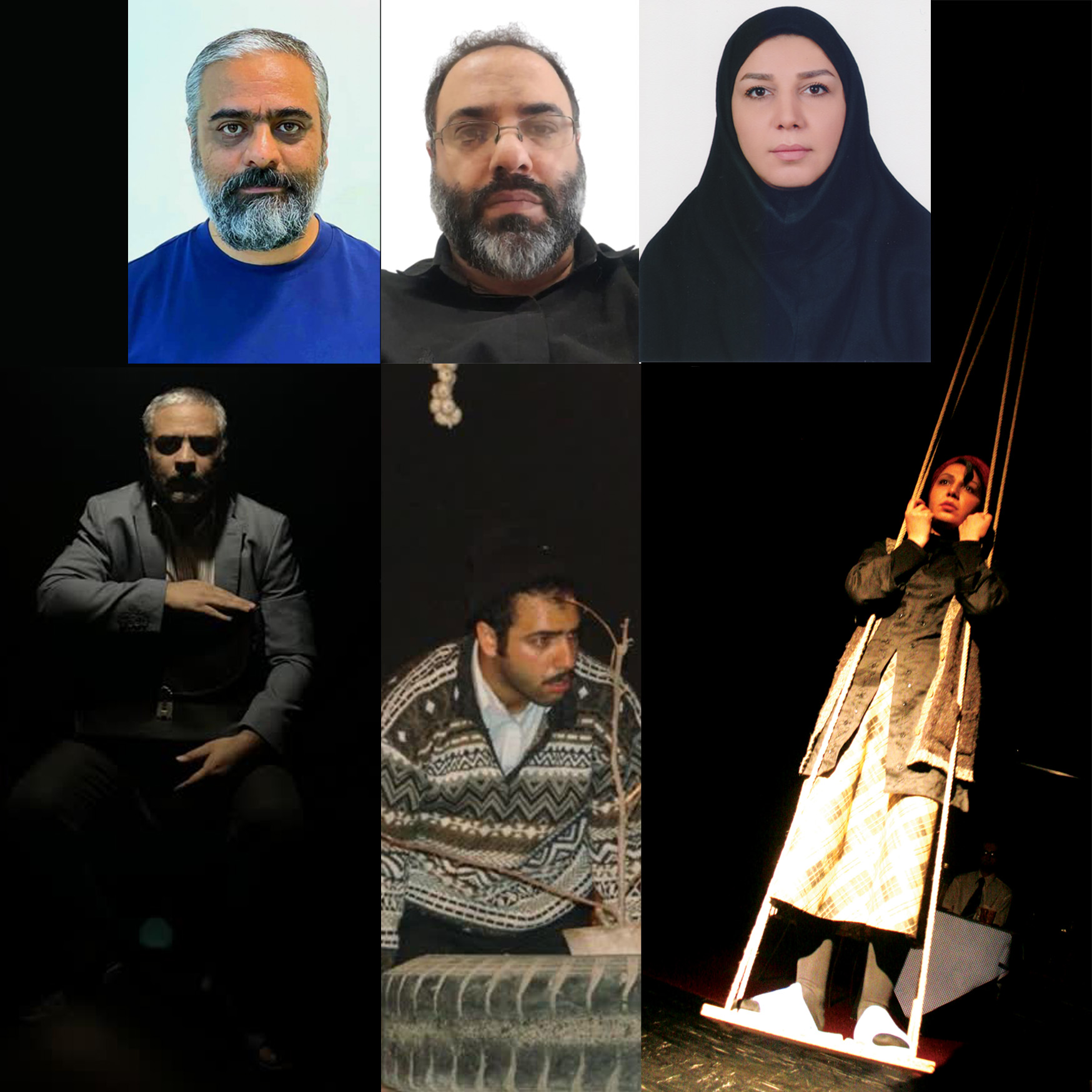 هنرمندان شاخص نمایشی استان مازندران به عنوان هیات موسس انجمن نمایش جدید